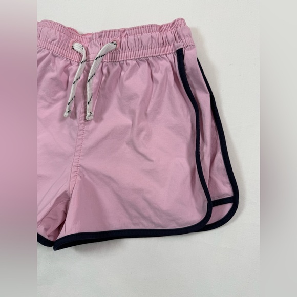 CREWCUTS Girls’ Pink Black Dolphin Hem Sporty Shorts 6 Athletic Comfy Athleisure - Picture 3 of 7